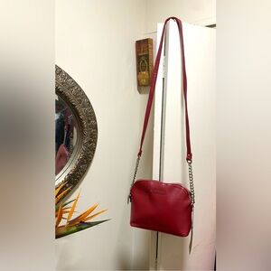 Steve Madden Chain Strap Sun Dried Tomato Crossbody Bag